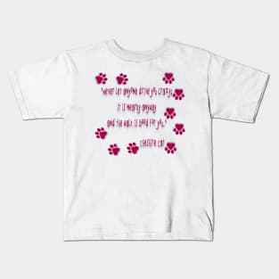 Crazy is nearby Kids T-Shirt